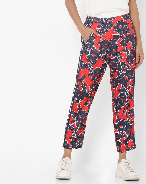 Buy Red  Blue Trousers  Pants for Women by GAS Online  Ajiocom