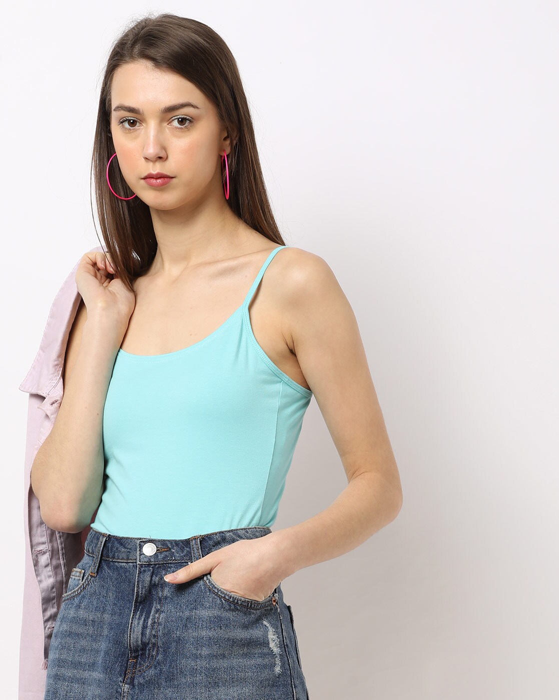 Camisole with Adjustable Shoulder Straps