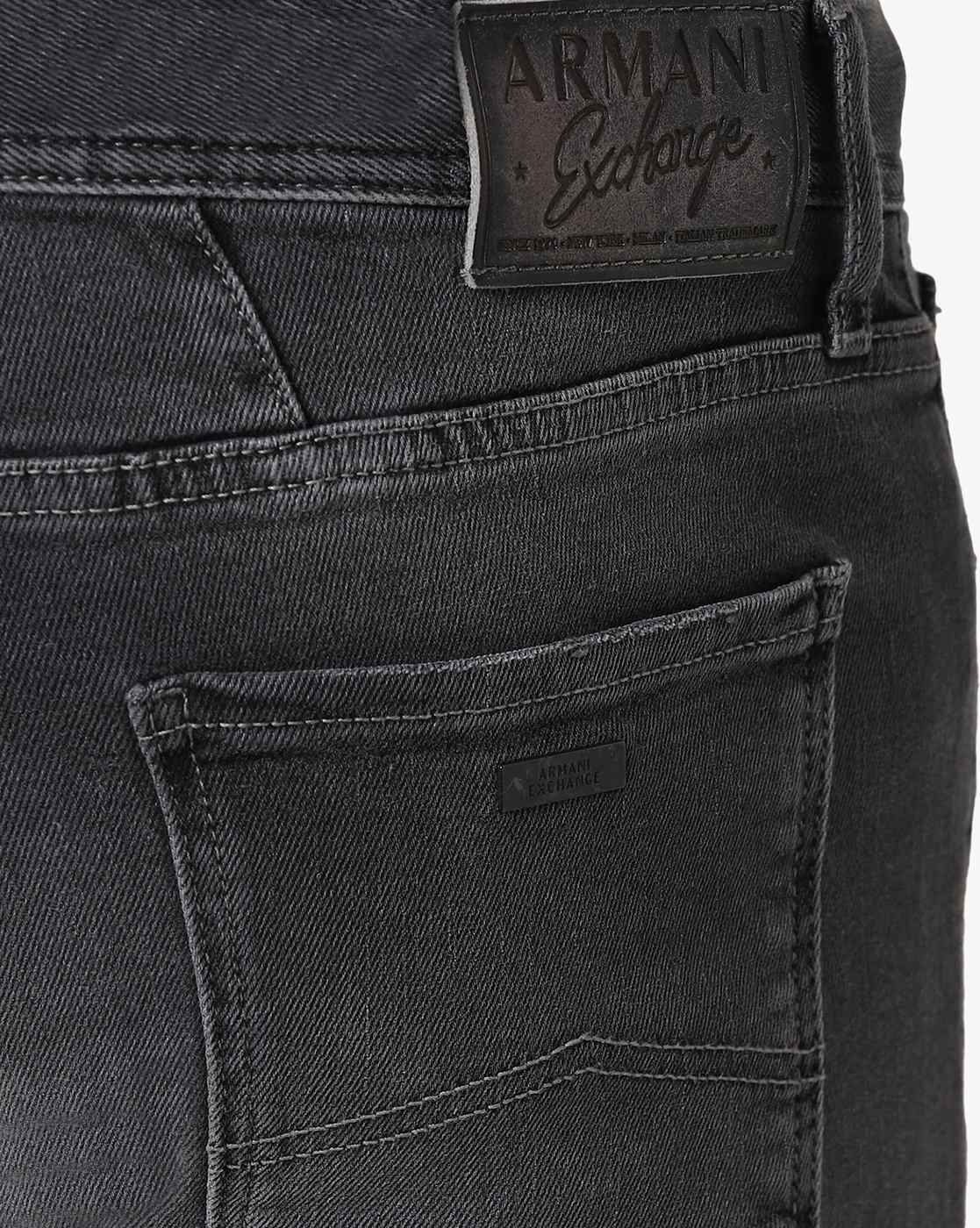 Rede Ru at styre Buy Grey Jeans for Men by ARMANI EXCHANGE Online | Ajio.com