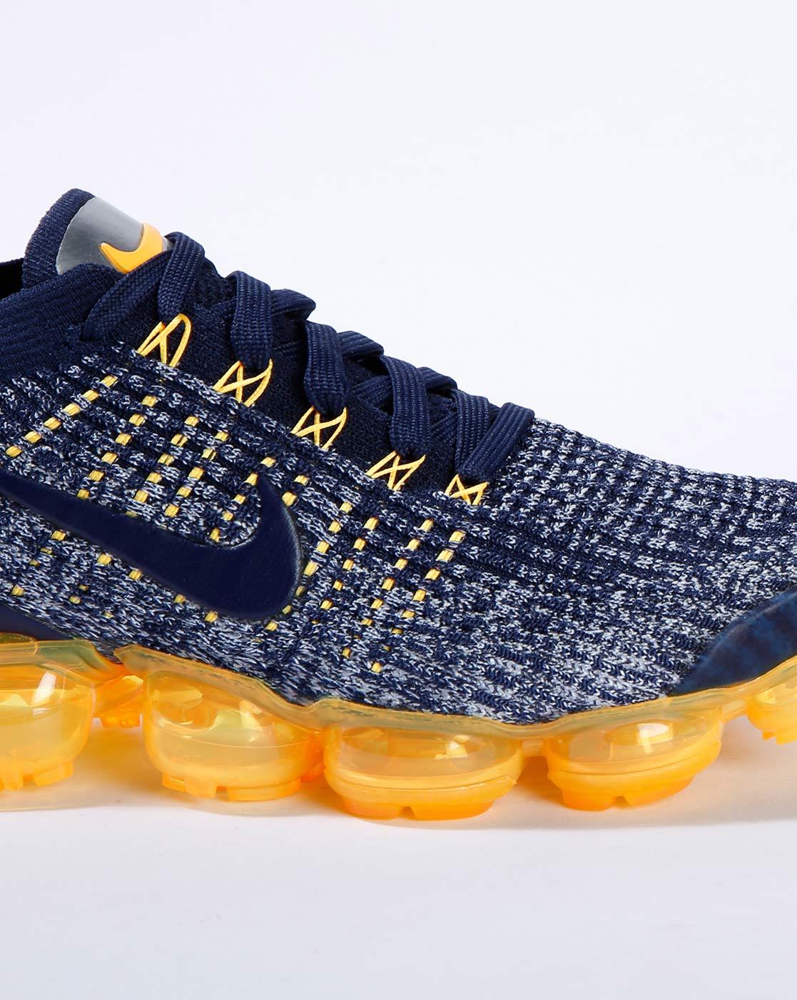 Blue and yellow fashion vapor max