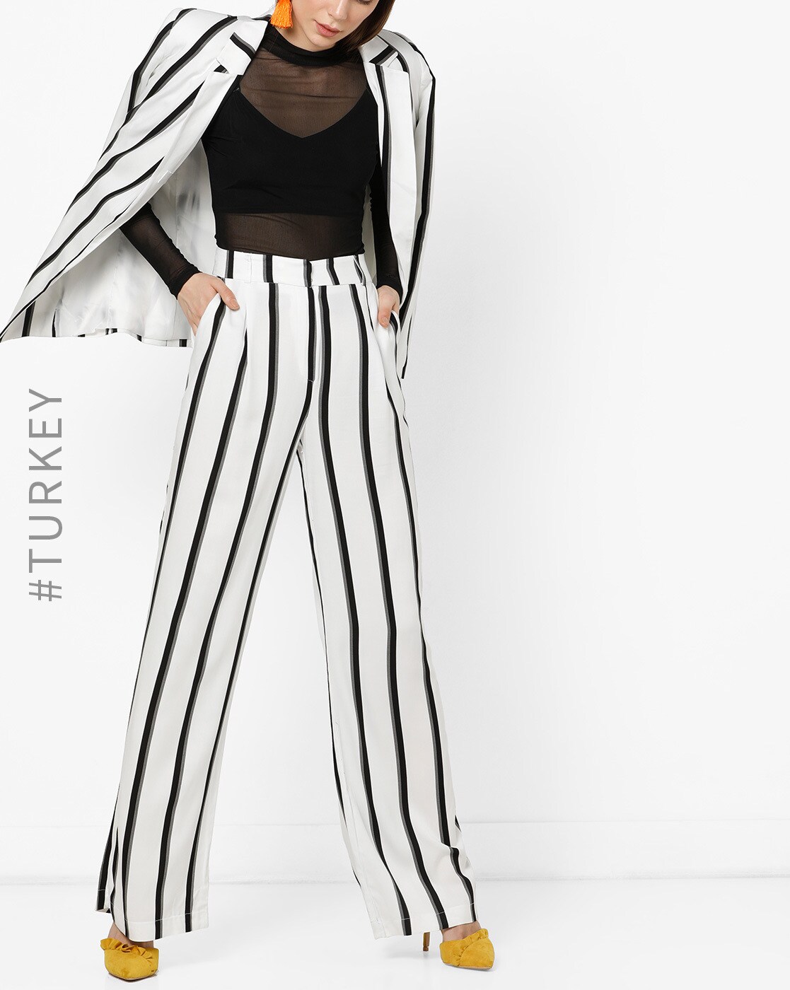 Buy White Trousers & Pants for Women by TRENDYOL Online