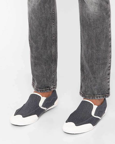 denim slip on shoes