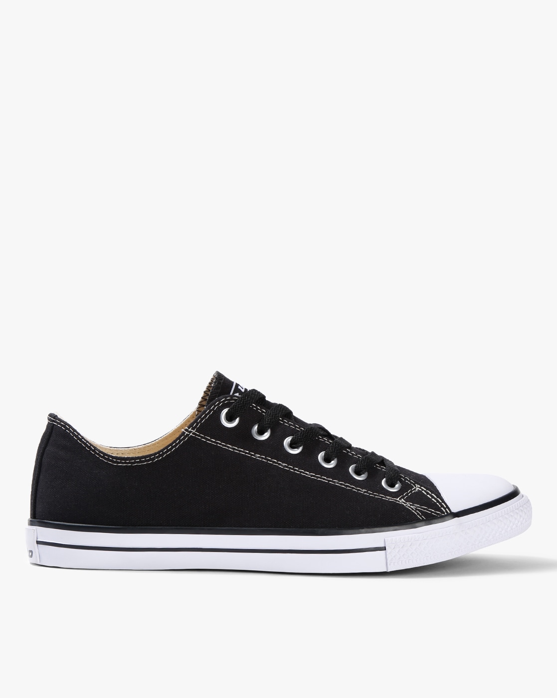 black casual canvas shoes