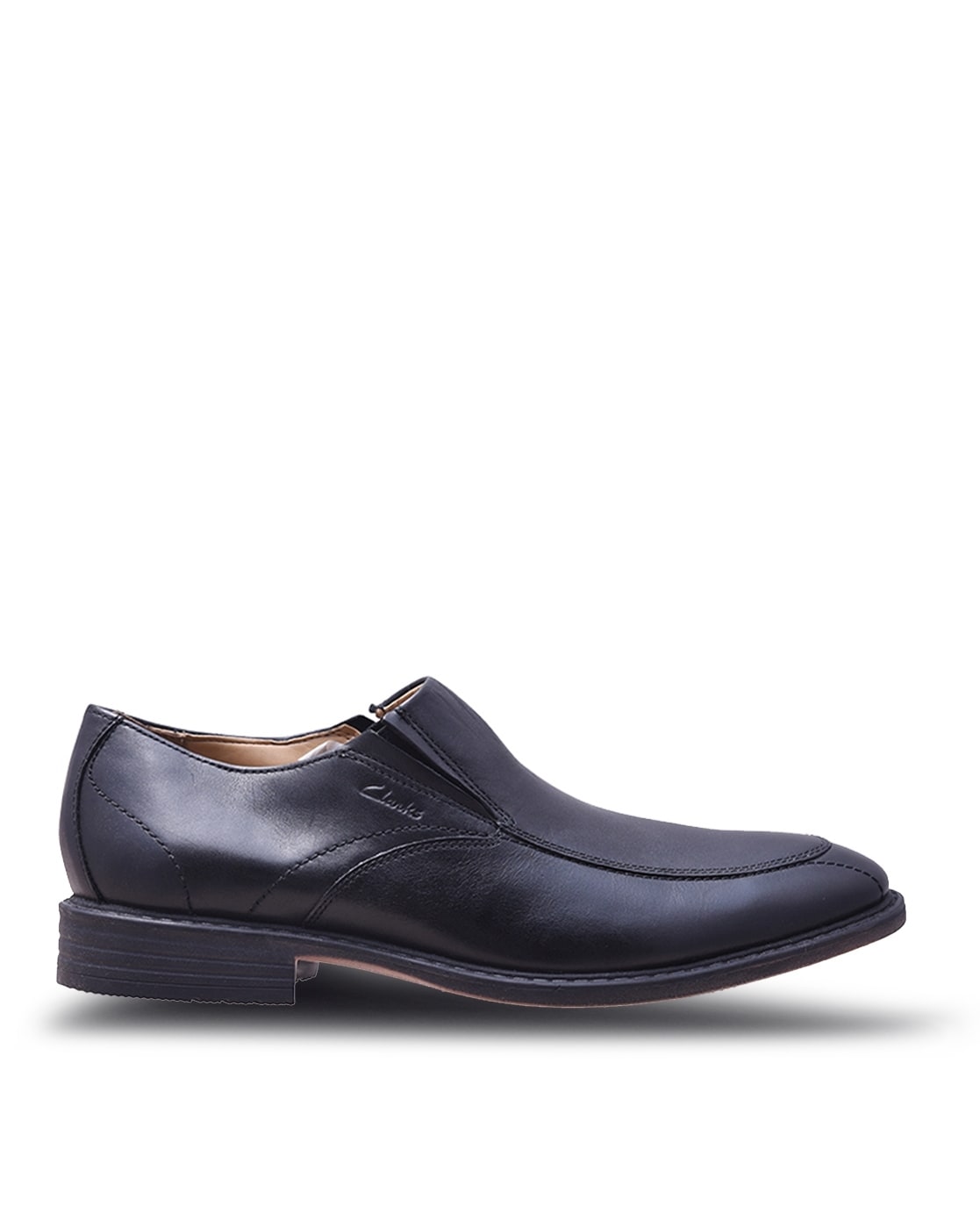 clarks black formal shoes