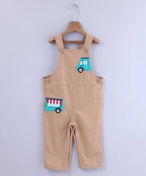 beige dungarees