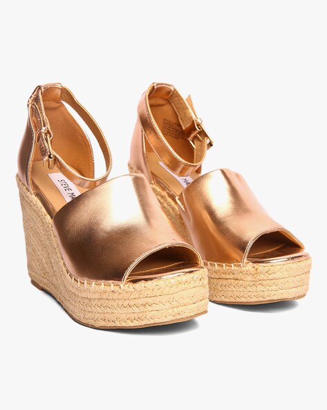 Buy Rose Gold Heeled Sandals for Women by STEVE MADDEN Online