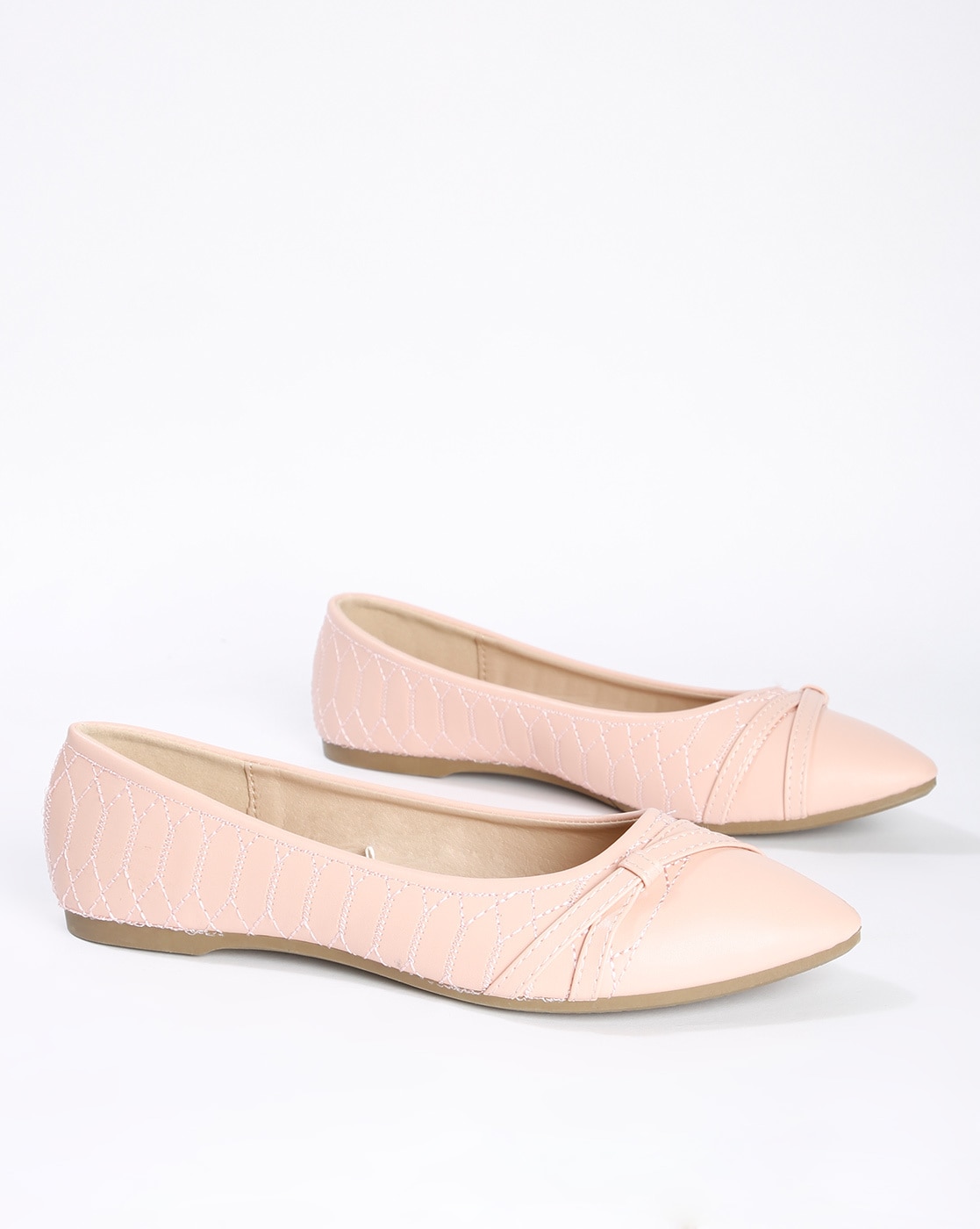 pink flat shoes