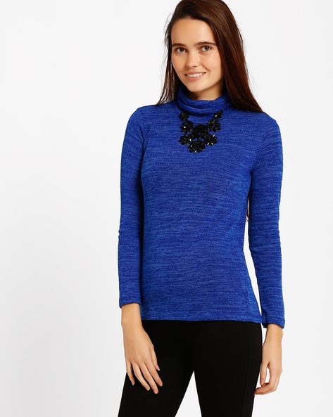 Girls royal sale blue sweater