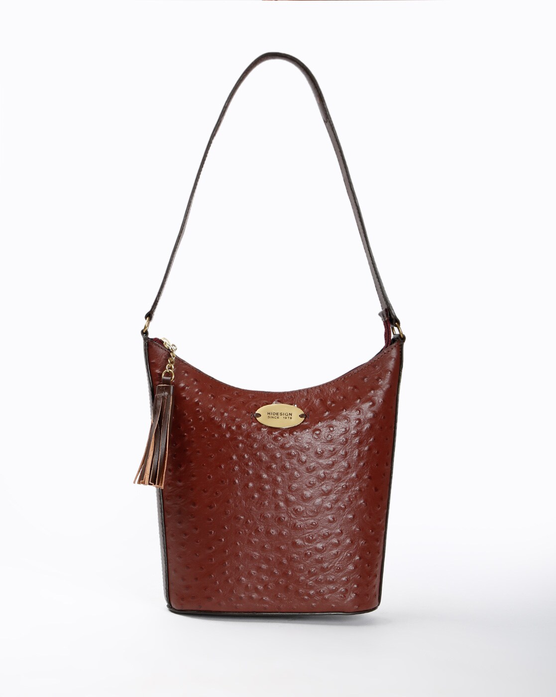 Hidesign Handbags : Buy Hidesign Maroon Hobo Bag Online