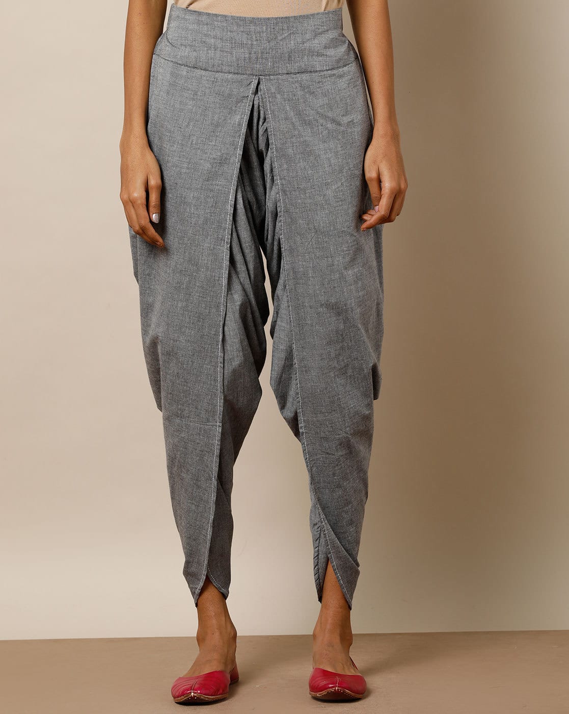 Buy Grey Pants for Women by Indie Picks 