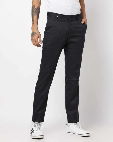 Theo Formal Flat-Front Trousers (Image - 1)