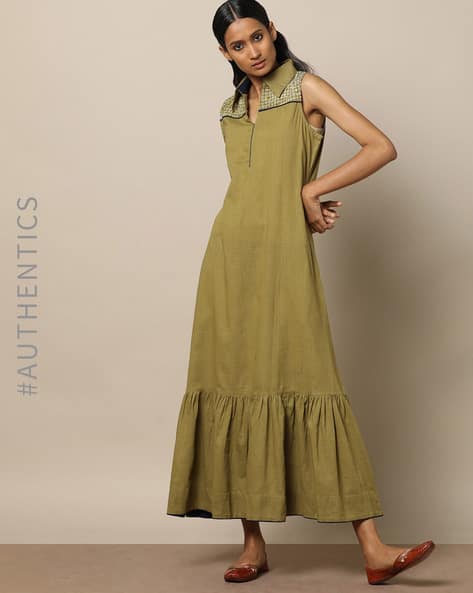 olive green dresses online