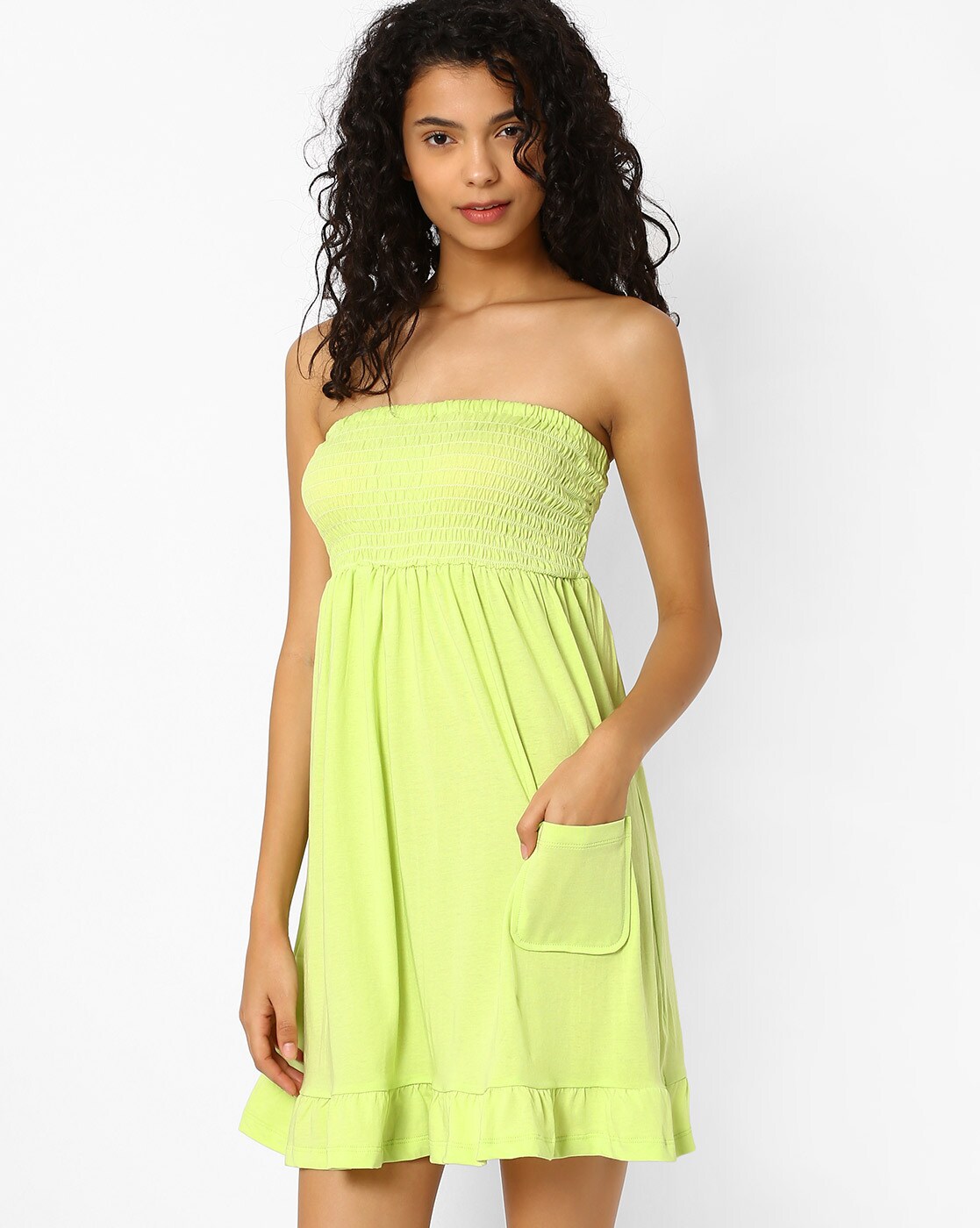 lime green beach dress