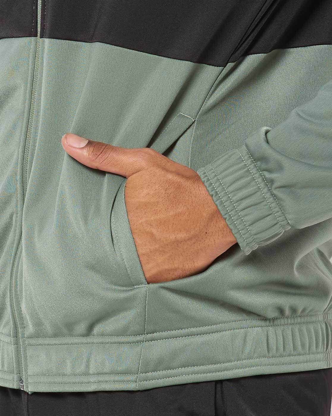 olive green puma jogging suit