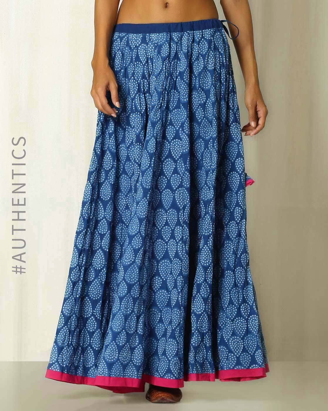 Buy Indigo Skirts \u0026 Ghagras for Women 