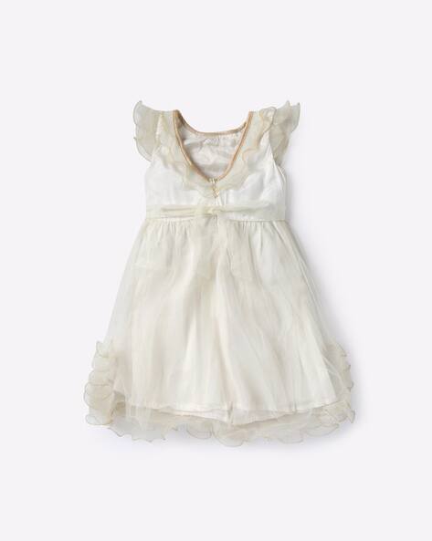 Sequinned Ruffled Fit & Flare Dress view 2
