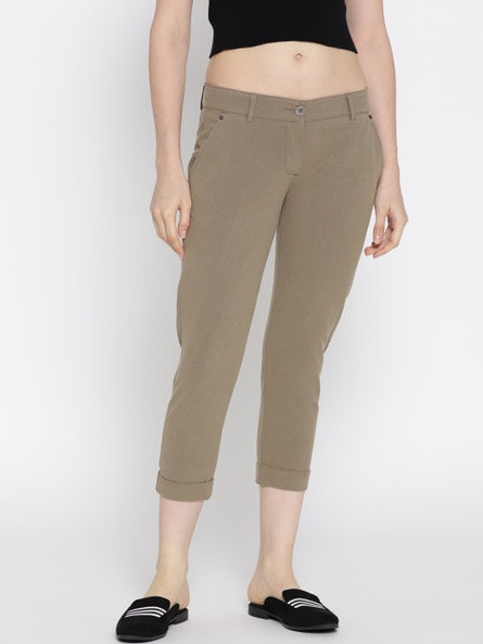 Tropic Bliss Women's Organic Cotton Capri Pants, Brown Gauchos (C) -  Walmart.com