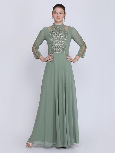 green dress online