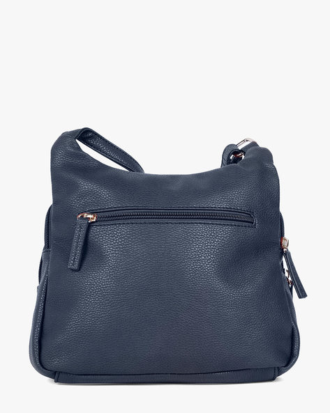 Latest Design Womens PU Leather Handbags Top Handle Bag Shoulder Handbag  Satchel and Purse Designer Crossbody Bag for Office Lady(navy blue)