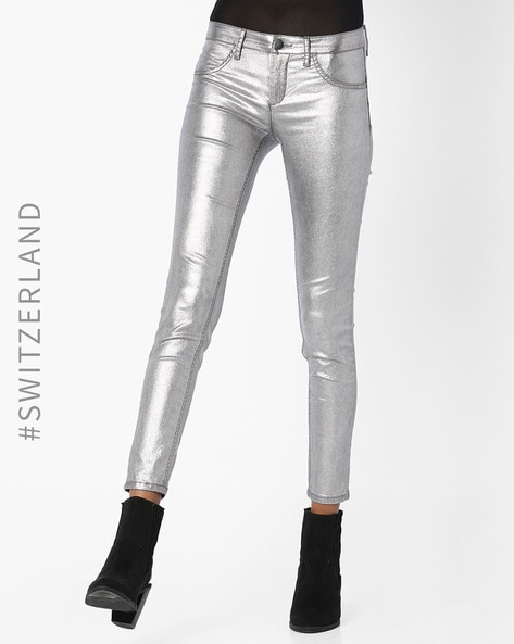 Silver Jeans Women 28 Blue Suki Mid Skinny Low Rise Denim Stretch Pants  28x30 - Helia Beer Co
