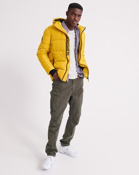 Superdry mens hot sale yellow jacket