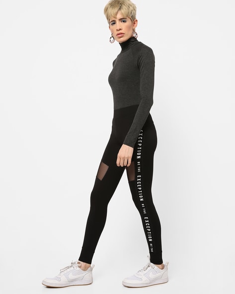 Buy Black Leggings for Women by TALLY WEiJL Online