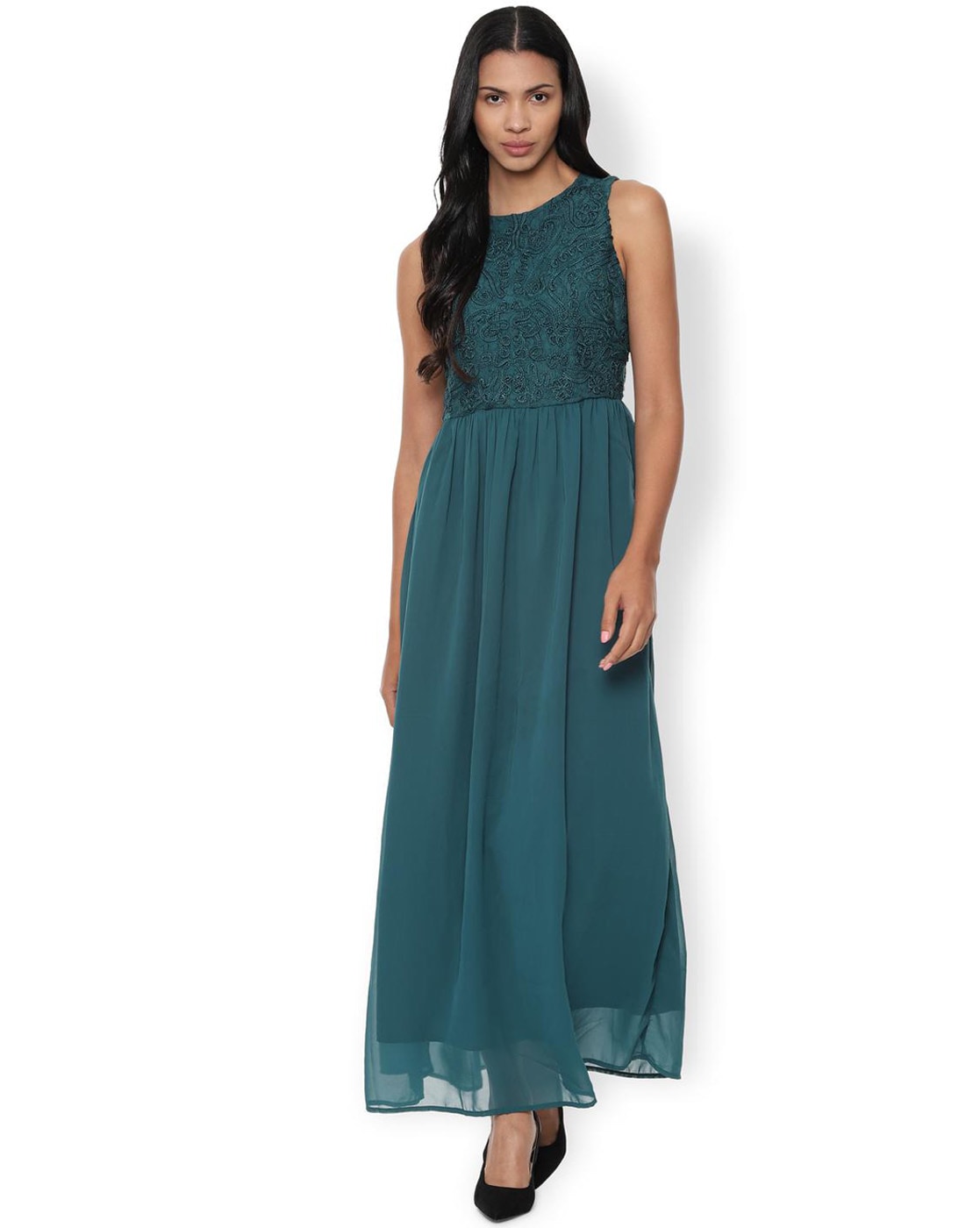 Buy Teal Blue Dresses for Women by VAN 