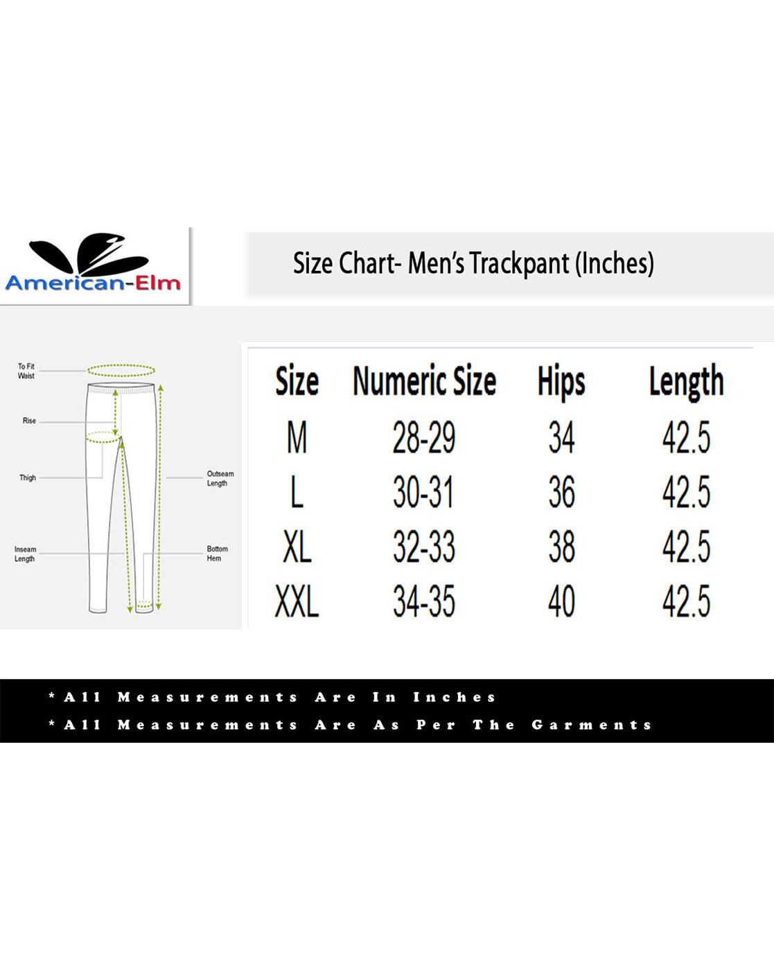 Scorpion Pants Size Chart