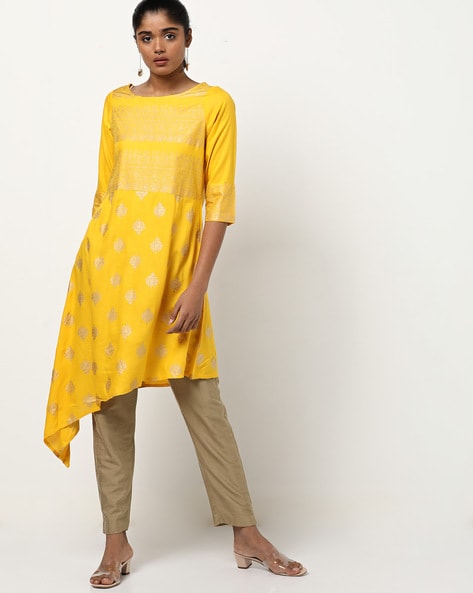 Buy Mustard Yellow Kurtas for Women by AVAASA MIX N MATCH Online  Ajiocom