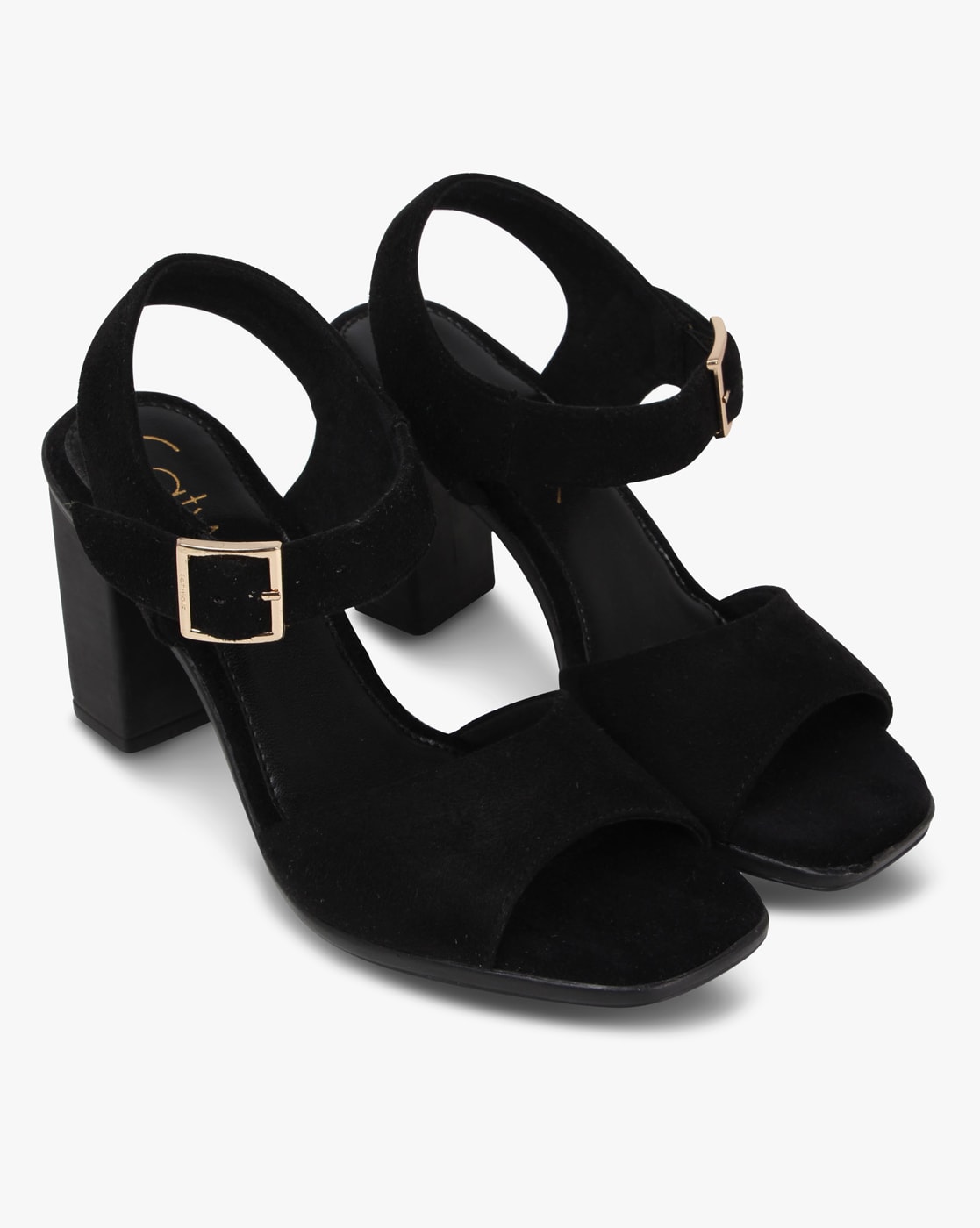 Buy Black Heeled Shoes for Women by CATWALK Online | Ajio.com