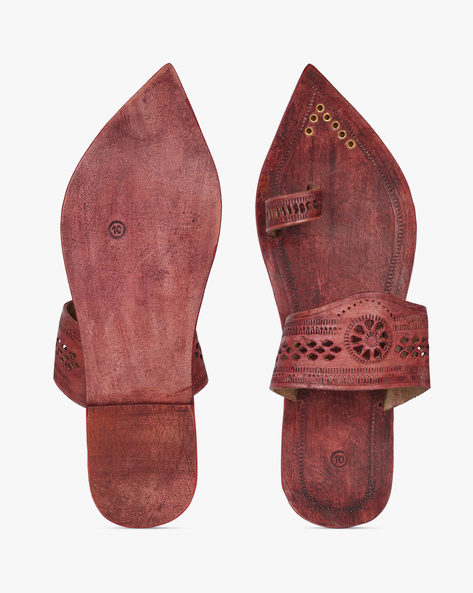 Dark Brown Mens Flat Kolhapuri Sandals, T Strap Boho Style Handmade Slip  Ons Slides Summer Shoes Ethnic Indian - Etsy