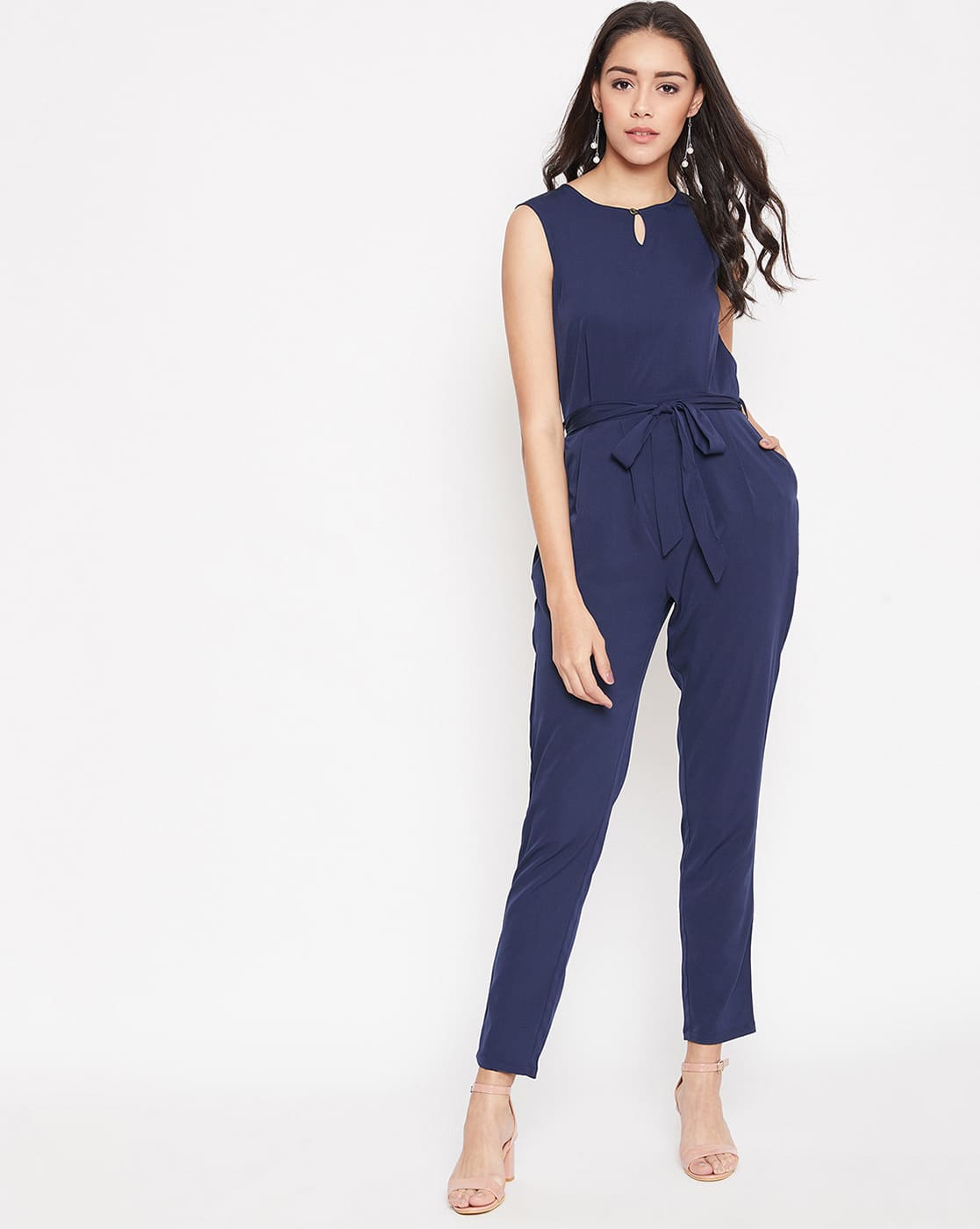 dark blue jumpsuit womens
