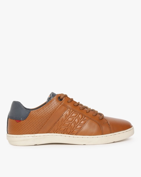 lee cooper tan casual shoes