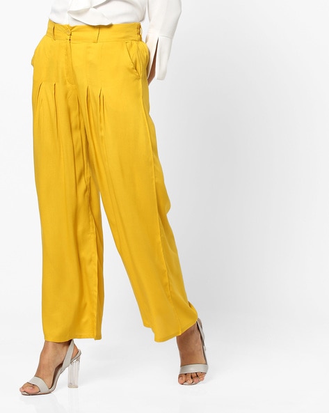 Wide-Leg Pleated Pants Price in India