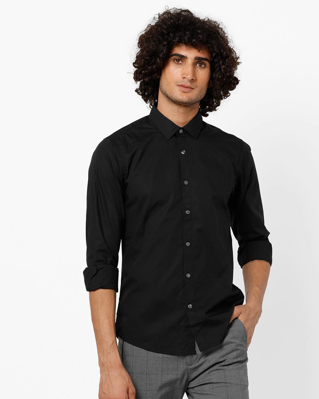 pepe jeans shirts black
