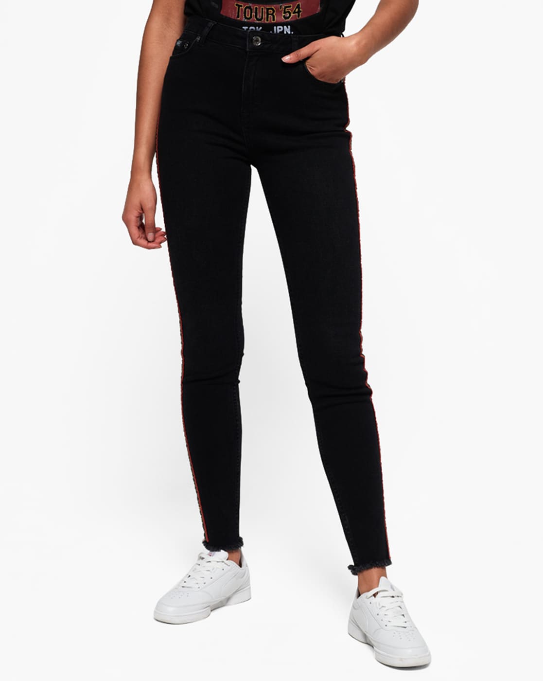 Buy Black Jeans Jeggings for Women by SUPERDRY | Ajio.com