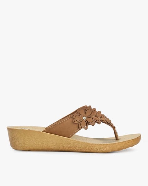 Buy Light Brown Flip Flop Slippers for Women by INBLU Online