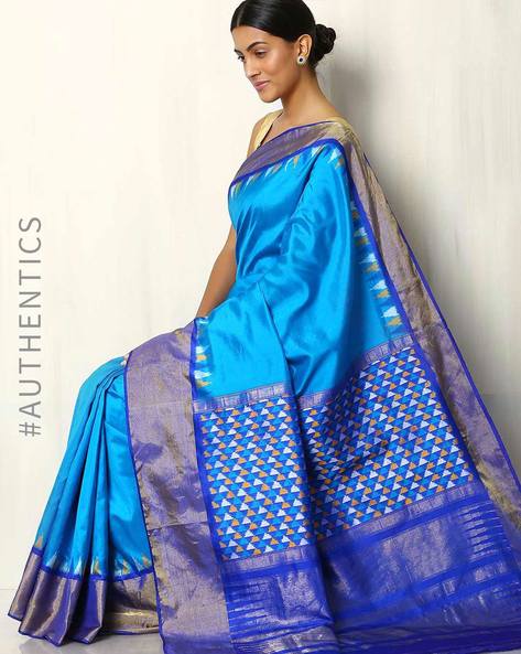 Buy Mustard Yellow Sarees for Women by Indie Picks Online | Ajio.com