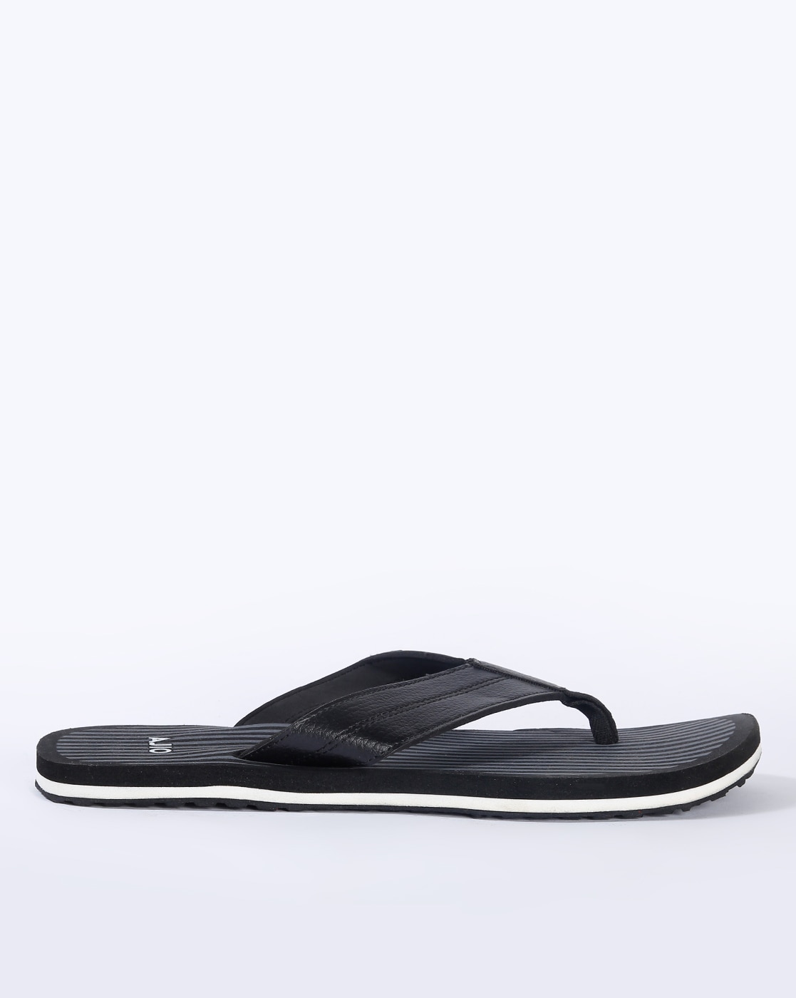 Buy Black Flip Flop Slippers for Men by AJIO Online Ajio