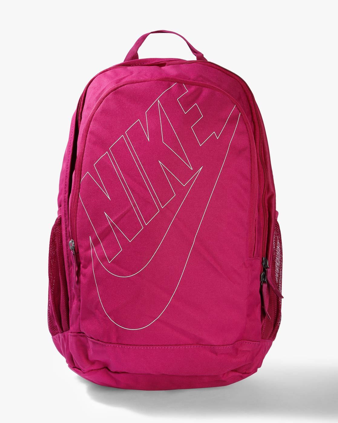 nike hayward futura backpack grey and pink