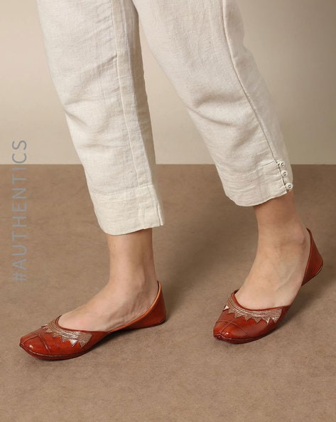 Buy Brown Flat Shoes for Women by Indie 