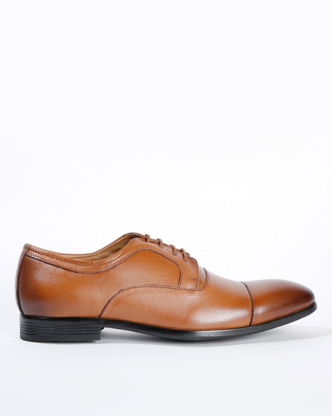 Tan Brown Formal Shoes for Men by AJIO 