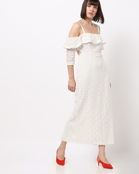 Buy White Dresses for Women by La Loft Online Ajio