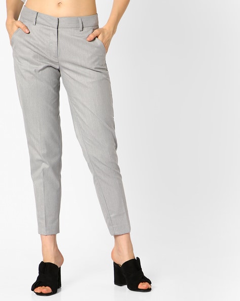 Buy Nautica Women Navy Ankle Length Slim Fit Trousers  Trousers for Women  257811  Myntra