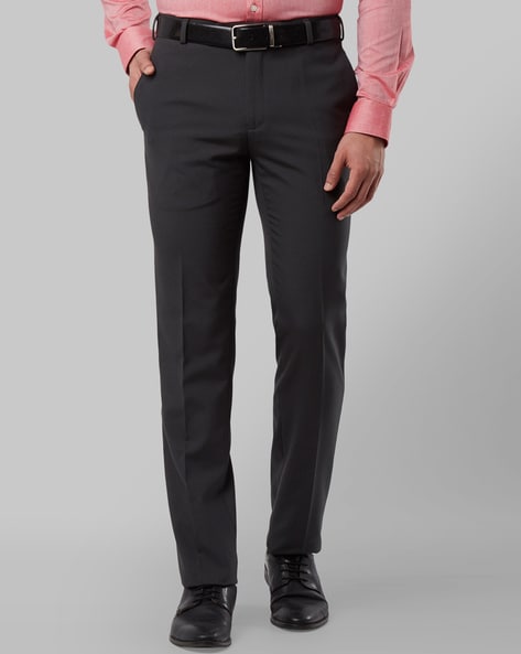 Raymond Solid  Slim Fit  Trousers