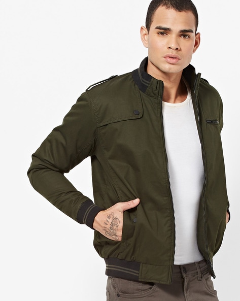 COLVILLE II olive green puffer jacket I recycled vegan puffer jacket –  culthread