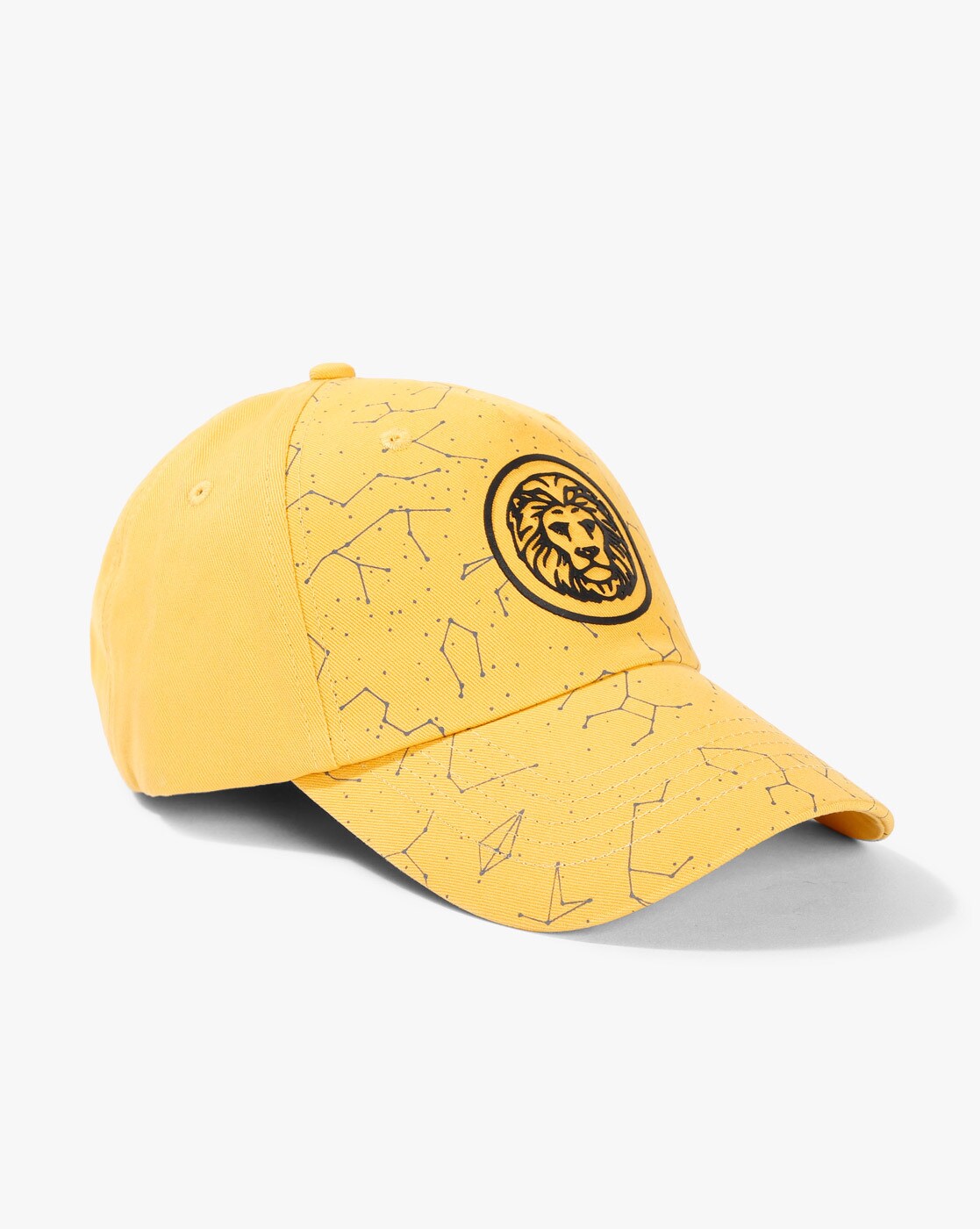 yellow baseball cap