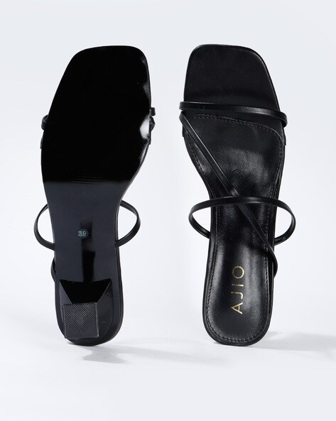 Buy Black Sandals for Girls by Shoetopia Online | Ajio.com