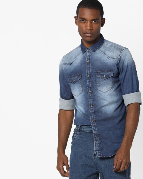 Spykar denim hot sale shirts