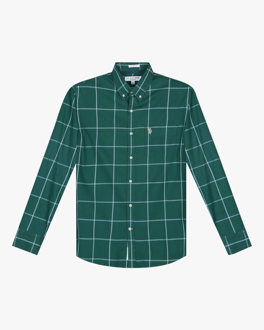 us polo dark green shirt